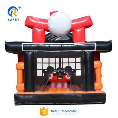 Budokan Πυροβόλο Τραμπολίνο Κάστρο Υλικό PVC Jolly Jumper Bouncy Κάστρο 6*5*4,2m
