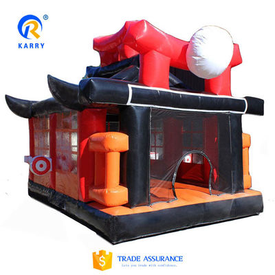 Budokan Πυροβόλο Τραμπολίνο Κάστρο Υλικό PVC Jolly Jumper Bouncy Κάστρο 6*5*4,2m