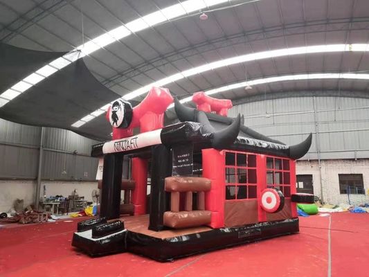 Budokan Πυροβόλο Τραμπολίνο Κάστρο Υλικό PVC Jolly Jumper Bouncy Κάστρο 6*5*4,2m