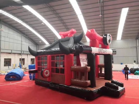 Budokan Πυροβόλο Τραμπολίνο Κάστρο Υλικό PVC Jolly Jumper Bouncy Κάστρο 6*5*4,2m