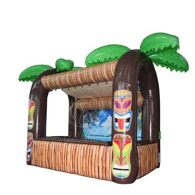 Unisex φουσκωτό μπαρ παιχνίδι μεγάλο TIKI μπαρ αναπηδικό κάστρο για τα παιδιά να πηδήξουν και να παίξουν παιχνίδια