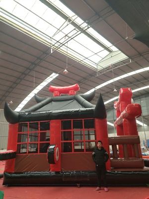 KR-BH610 Χαρακτηριστικά PORTABLE Yard Commercial Inflatable Bouncer PVC