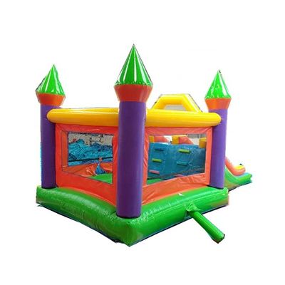 Οικία αναρρόφησης Unisex Double Slide Air Jumping Castle με υλικό PVC
