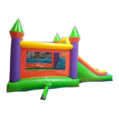 Οικία αναρρόφησης Unisex Double Slide Air Jumping Castle με υλικό PVC