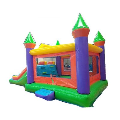 Οικία αναρρόφησης Unisex Double Slide Air Jumping Castle με υλικό PVC