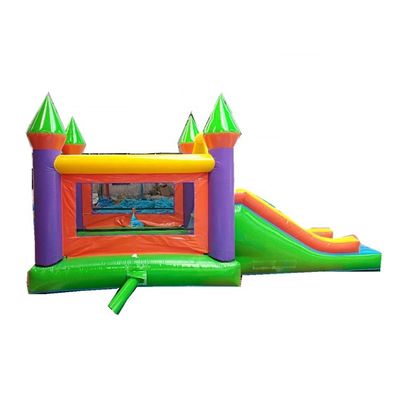 Οικία αναρρόφησης Unisex Double Slide Air Jumping Castle με υλικό PVC
