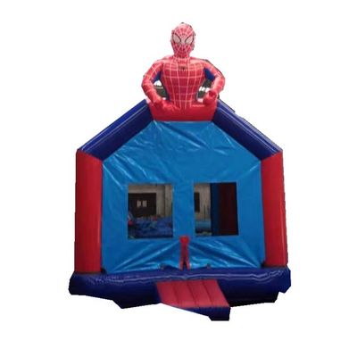 CE Blower συμπεριλαμβανομένου Spider-Man Inflatable Bouncer Custom Εμπορικό Bounce House