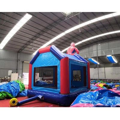 CE Blower συμπεριλαμβανομένου Spider-Man Inflatable Bouncer Custom Εμπορικό Bounce House
