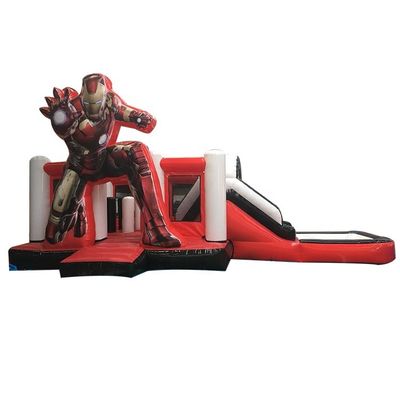 KR-BH610 Σούπερ ήρωας 3D Spiderman Παιδιά φουσκωτός μπάτσας πηδώντας κάστρο
