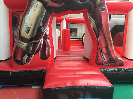 KR-BH610 Σούπερ ήρωας 3D Spiderman Παιδιά φουσκωτός μπάτσας πηδώντας κάστρο