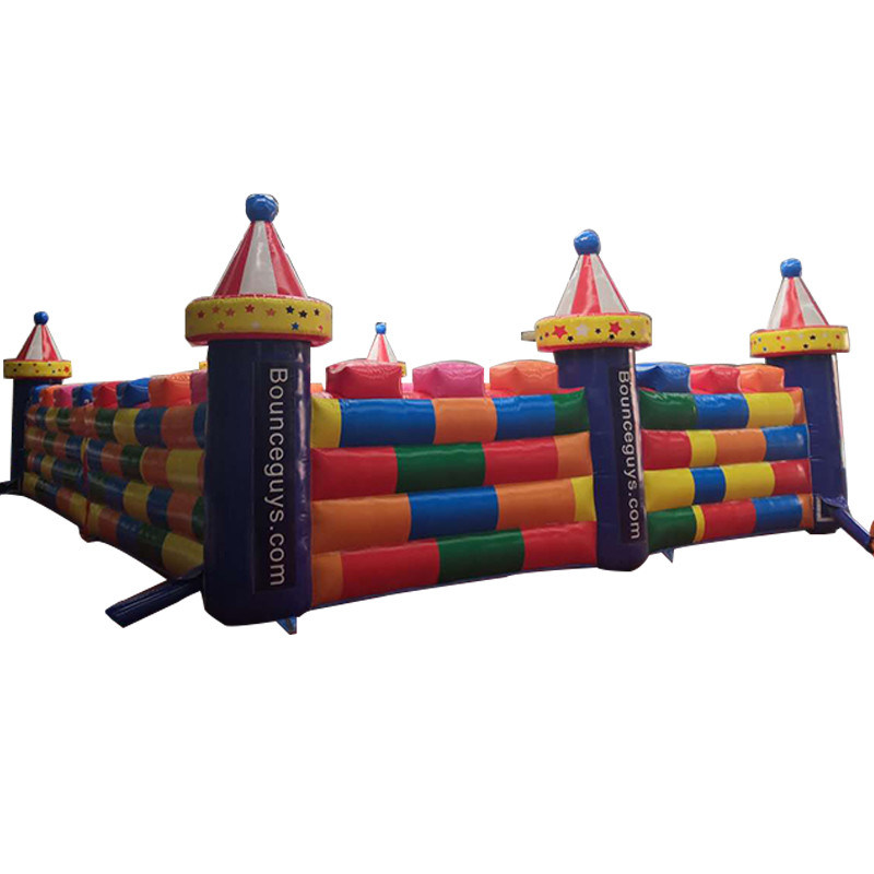 ΠΟΡΑΤΕΡΙΚΟ ΠΟΛΥΧρωματικό εξωτερικό φουσκωτό λαβύρινθο στοιχειωμένο για το Χάλογουιν