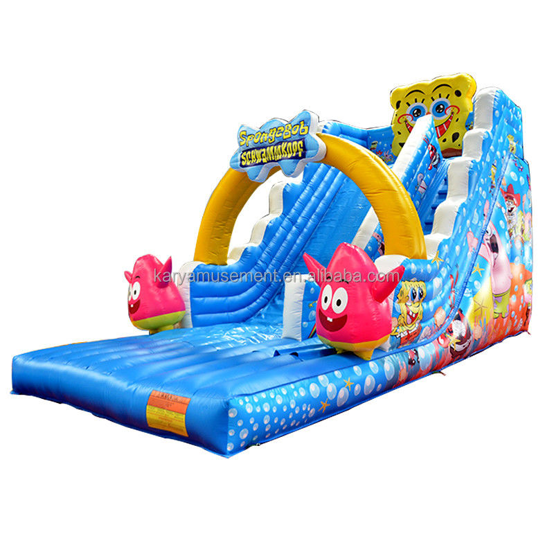 29ft Sponge-Bob Wide Slip n Slide για παιδιά N ενήλικες εσωτερικό PVC εμπορικό φουσκωτό