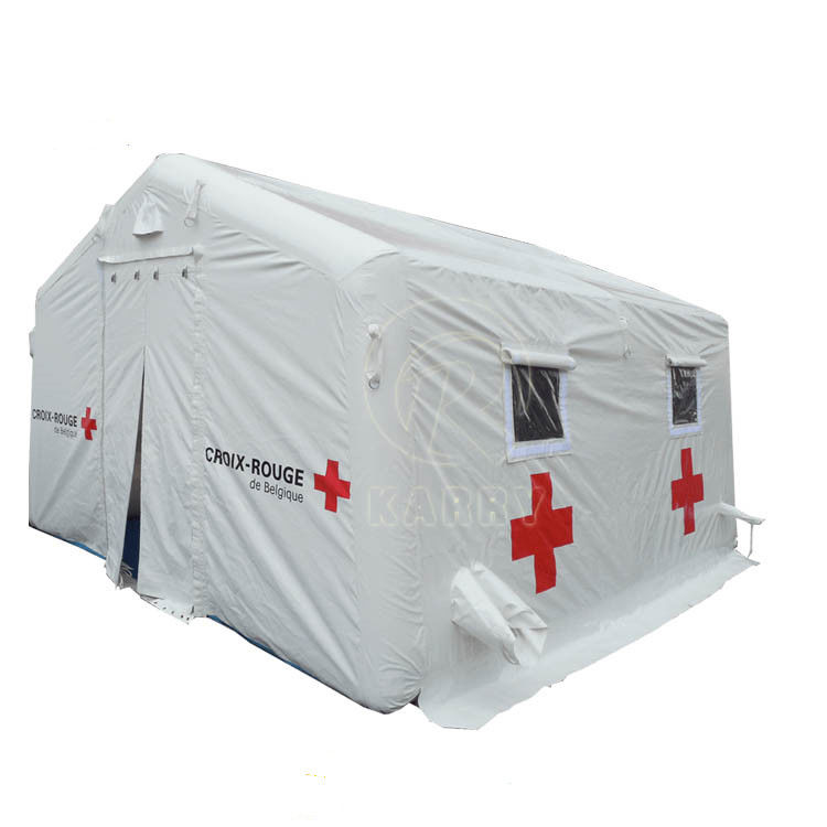 KR-IT-920-1 0,45mm Πλάτωμα PVC Πυροβόλητη ιατρική σκηνή 5*8*4,5m