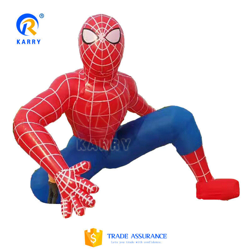 Χριστουγεννιάτικος φουσκωτός Spiderman ανθεκτικός 0,55mm PVC κουρέλια τέλεια για 14 ετών