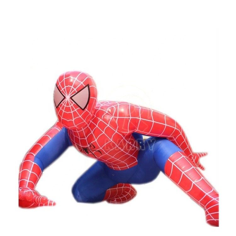 Προσαρμοσμένο πολύχρωμο Marvel Superhero φουσκωτό Spider Man διαφημιστικό υλικό PVC
