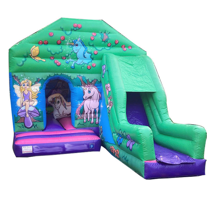 0.55 χιλιοστών PVC βινύλιο καρότσας Bouncer House με διασκέδαση εσωτερικού και εξωτερικού διαδρόμου