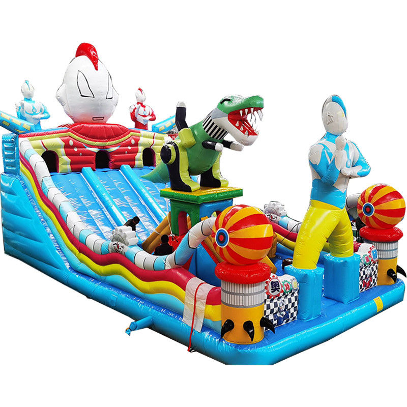 Παιδικά φουσκωτά Unisex διασκέδαση πόλη Dino Θέμα Bounce House Slide για εκδηλώσεις πάρτι