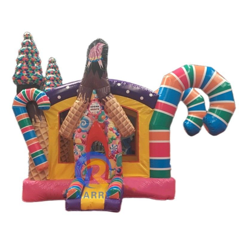 Unisex φουσκωτό Παιδί Bounce House PORTABLE Candy House PVC Bouncy Κάστρο με φουσκωτή