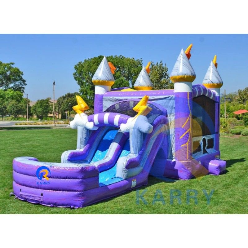 Συμπεριλαμβάνονται κιτ επισκευής Thunder Water Slide και Purple Bounce House για εύκολη συντήρηση