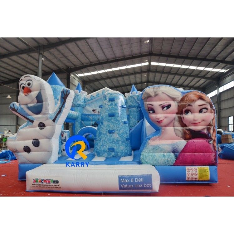 Unisex Karry Αστείο Πυροβόλο Πριγκίπισσα Κάστρο Bouncy Κάστρο για OEM Frozen Bounce House