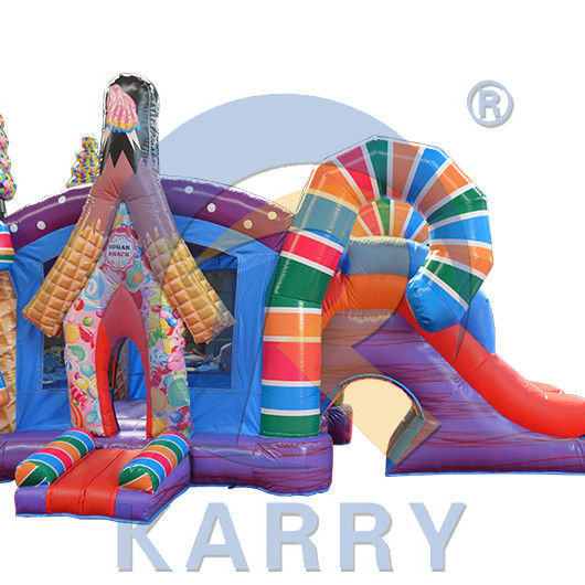 Κορίτσια Καραμέλα Σπίτι φουσκωτό Bounce House Ένα must-have για την επιχείρηση ενοικίασης πάρτι