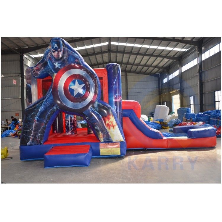 Ο Spiderman φουσκωτός συνδυασμός Bounce House και Slide Πρέπει να έχετε για τα παιδιά υπαίθριο παιγνίδι