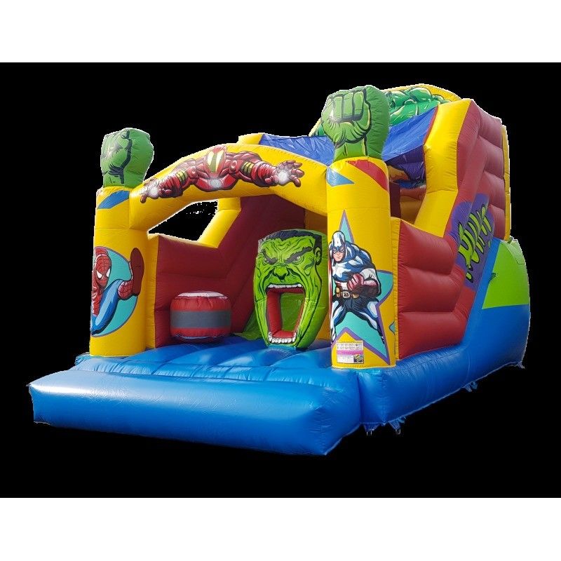 Προαιρετικά μεγέθη 3D Monster Inflatable Bounce House με ξηρό διαδρόμιο Air Bouncer Combo