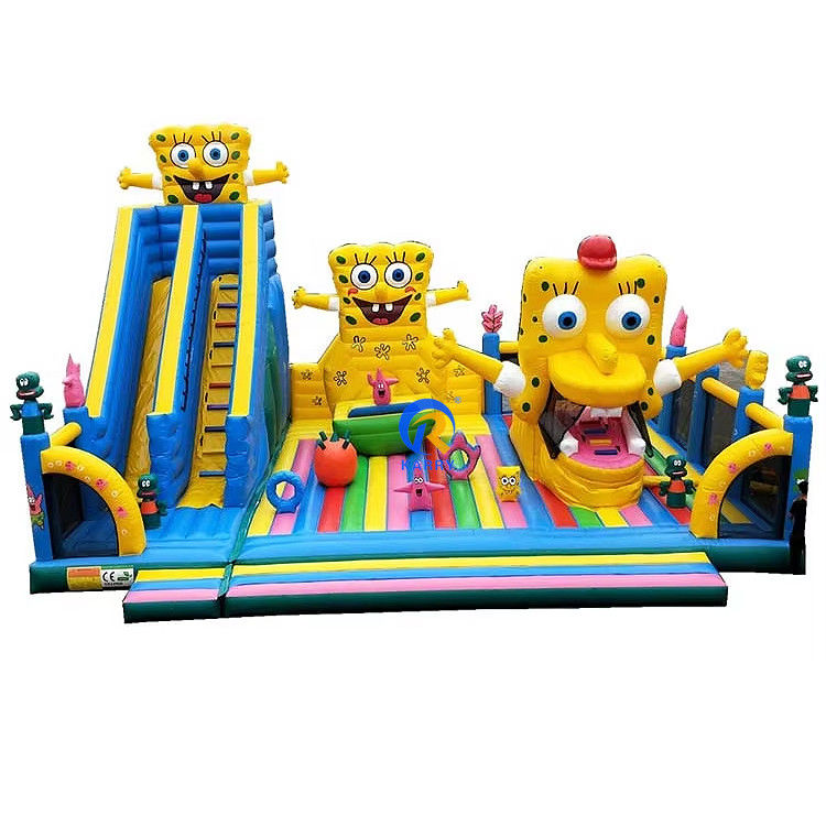 2024 Πνευματικά κάστρα για παιδιά Combo Castle Slide στο πάρκο διασκέδασης με Air Express